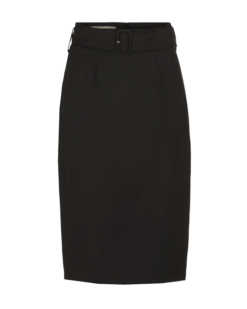 Black skirt with slimming effect