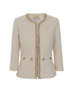Thi Thao Bosslady jacket with gold chain