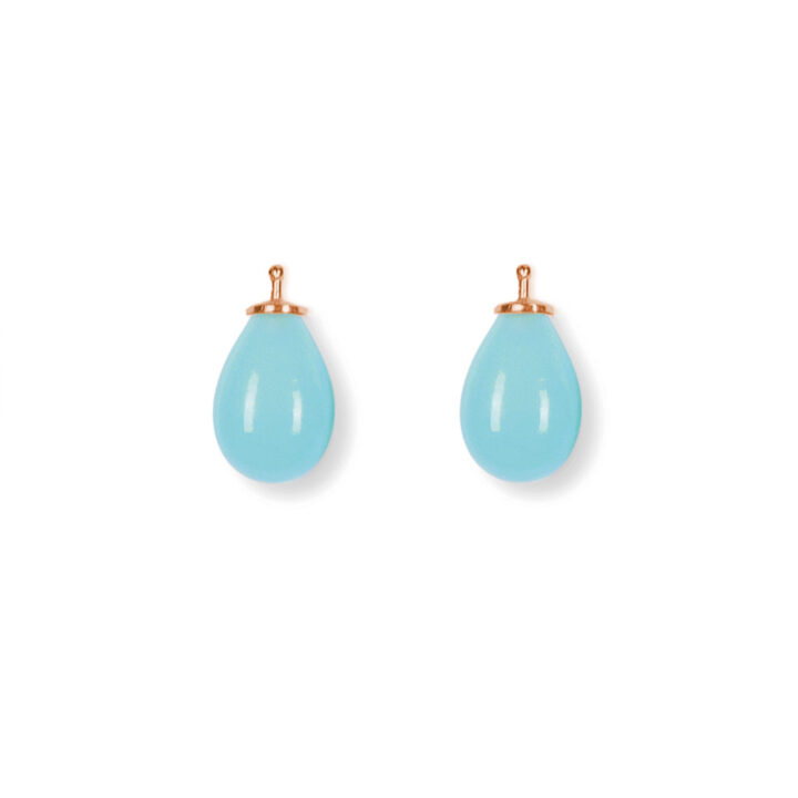 Earring drops E5 - Baby blue