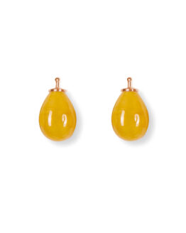 Earring drops E5 - Citrus yellow