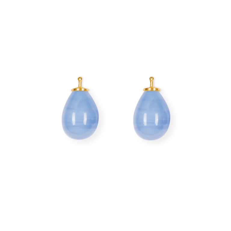 Earring drops E5 - Sky blue