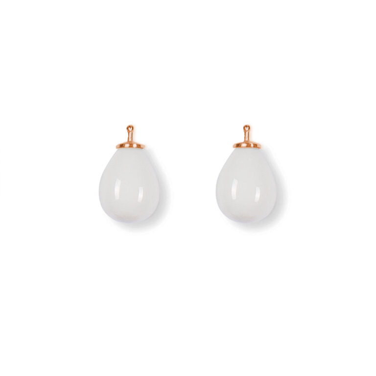 Earring drops E5 - White