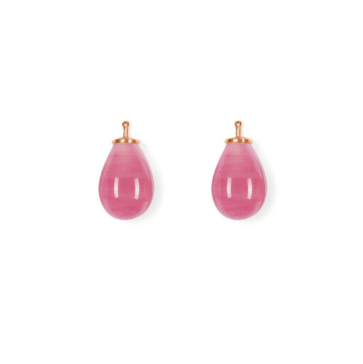 Earring drops E5 - Light pink
