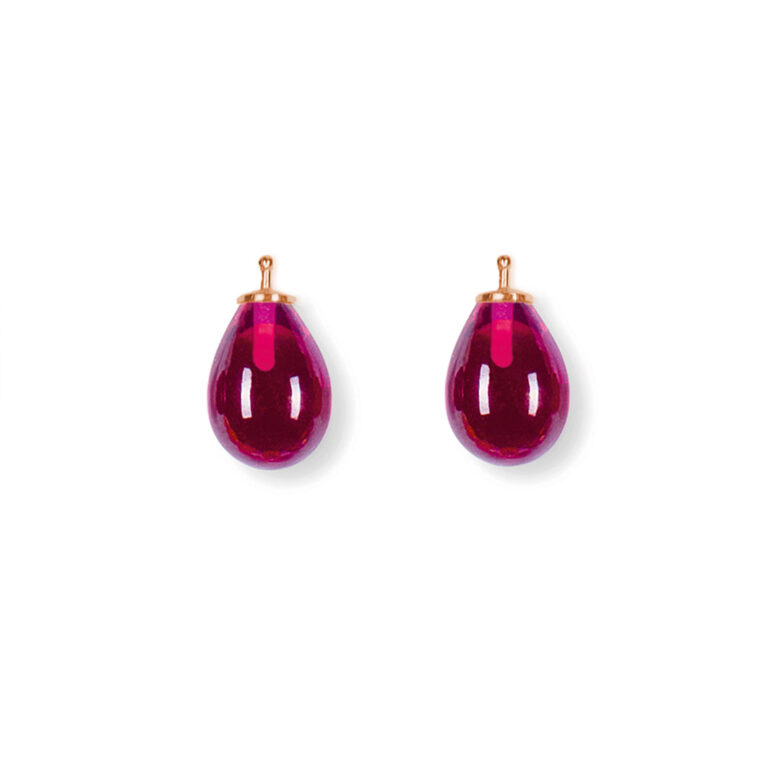 Earring drops E5 - Pink