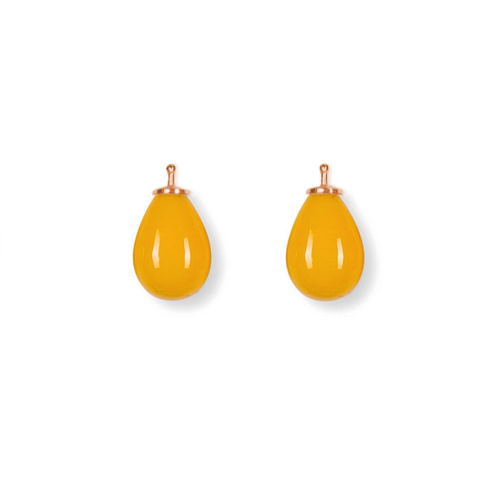 Earring drops E5 - Sun yellow