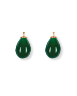 Earring drops E5 - Turmaline green