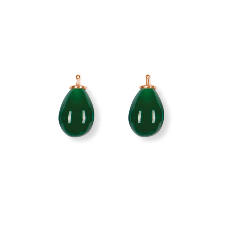 Earring drops E5 - Turmaline green