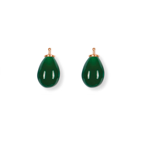 Earring drops E5 - Turmalin Green