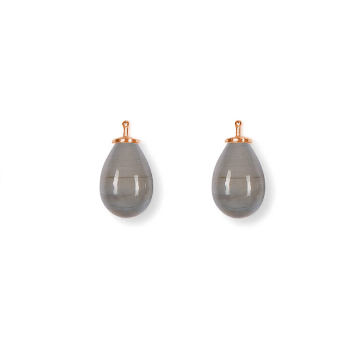 Earring drops E5 - Grey