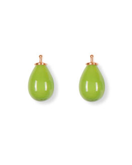 Earring drops E5 - Pistachio green