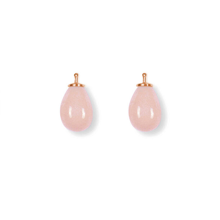 Earring drops E5 - Pale pink