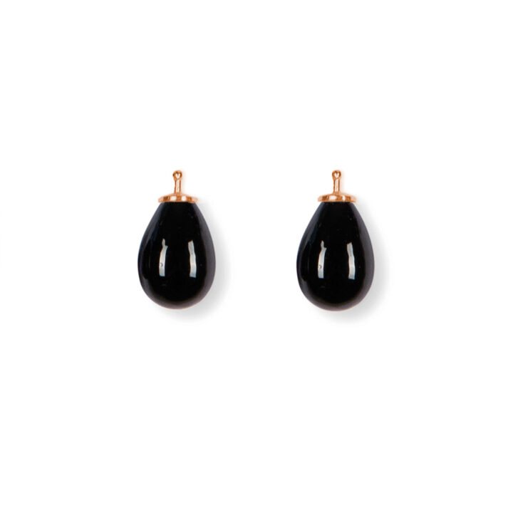 Earring drops E5 - Black