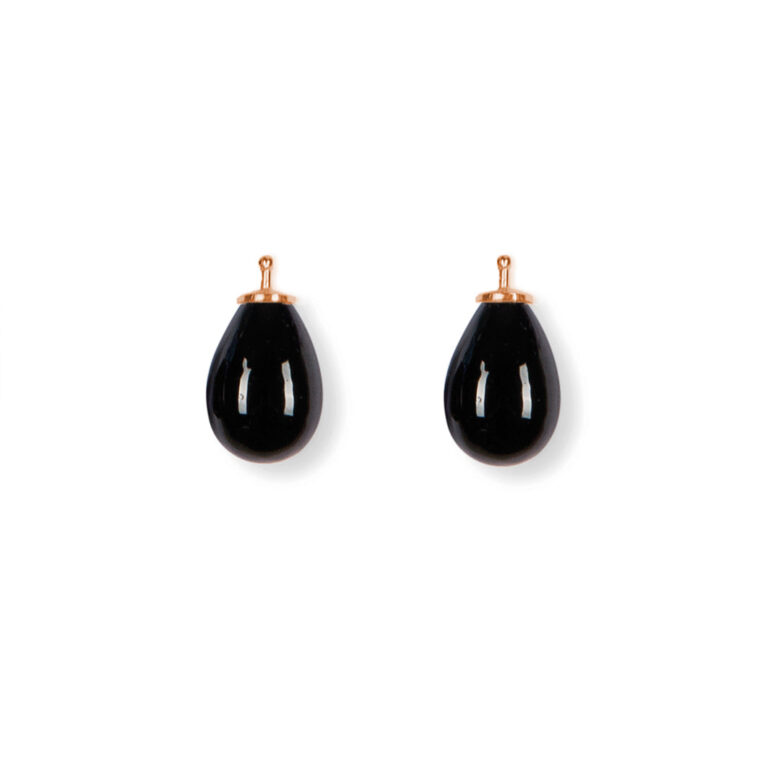 Earring drops E5 - Black