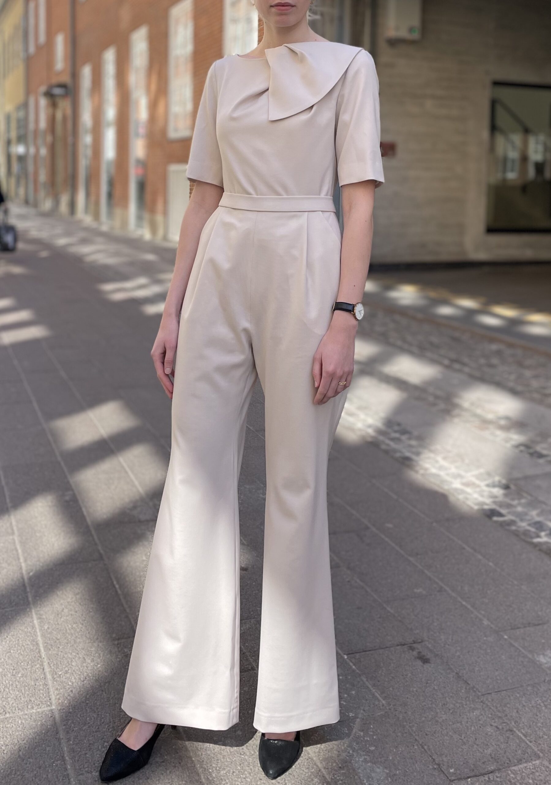 Lina ivory jumpsuit by Thi Thao Copenhagen