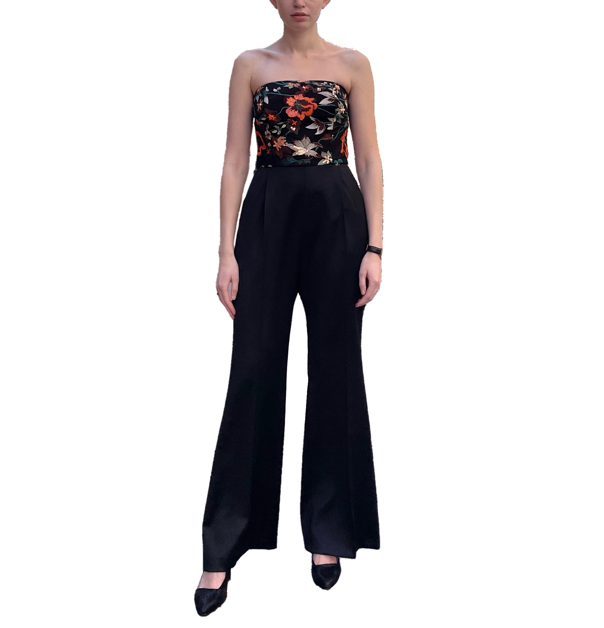 Jumpsuit with lace covered top by Thi Thao Copenhagen