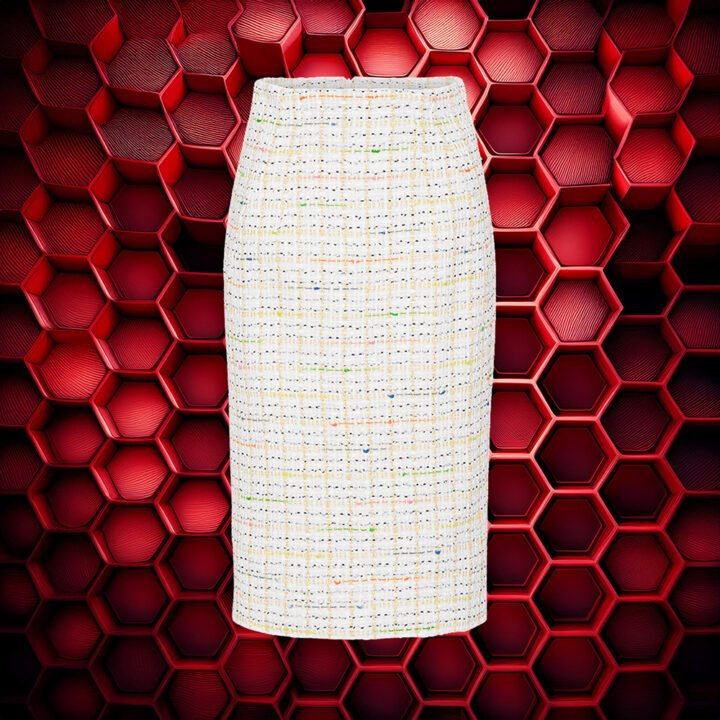 Off-white boucle skirt by Thi Thao Copenhagen